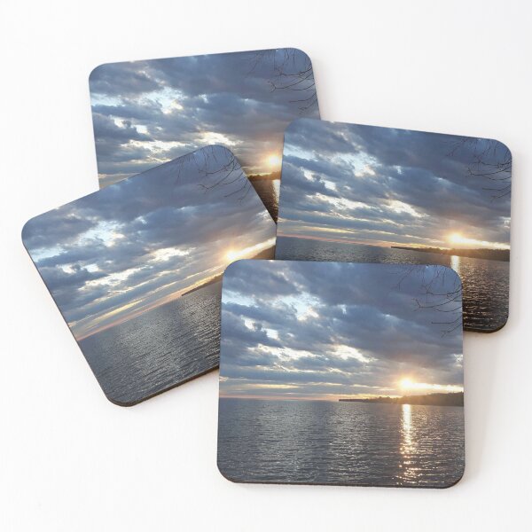 Item preview, Rocky lake sunset  designed and sold by Phoebew03.