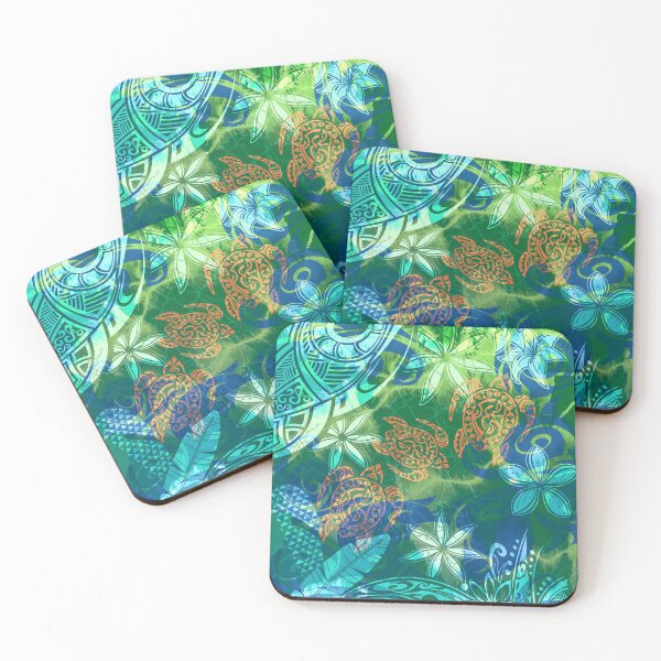 Item preview, Hawaiian Wild Tribal Watercolor Abstract Dye Splash designed and sold by sunnthreads.
