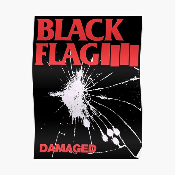 Black Flag - Damaged Poster