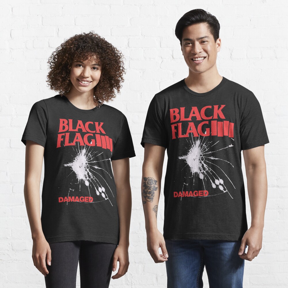 Discover Black Flag - Damaged | Essential T-Shirt 
