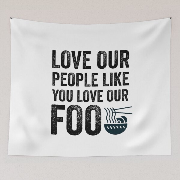Item preview, Love Our People Like You Love Our Food Black  designed and sold by Jajulile.