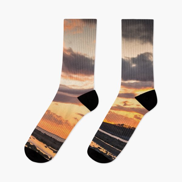Item preview, Sunset on Llantwit Beach designed and sold by heidipics.