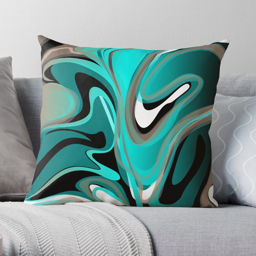 Large turquoise pillows hot sale