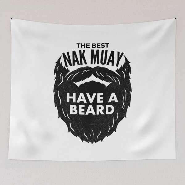 Item preview, The Best Nak Muay Have a Beard designed and sold by HalpinDesign.