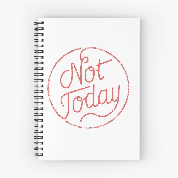 Item preview, Not today (red) designed and sold by chillstudio.