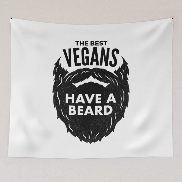 Item preview, The Best Vegans Have a Beard designed and sold by HalpinDesign.