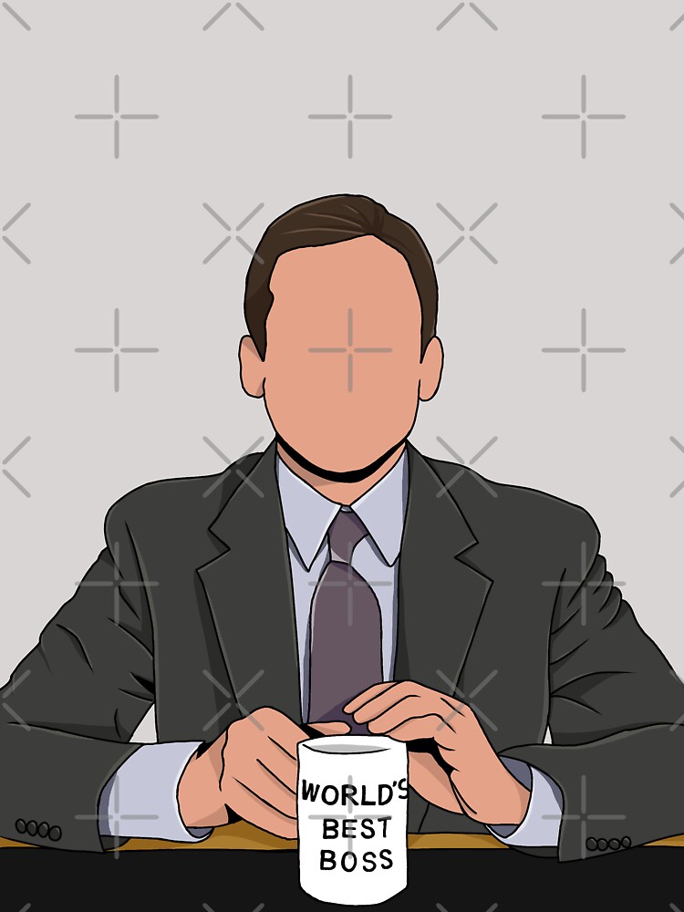 Michael Scott The Office Cartoon Digital Art 2