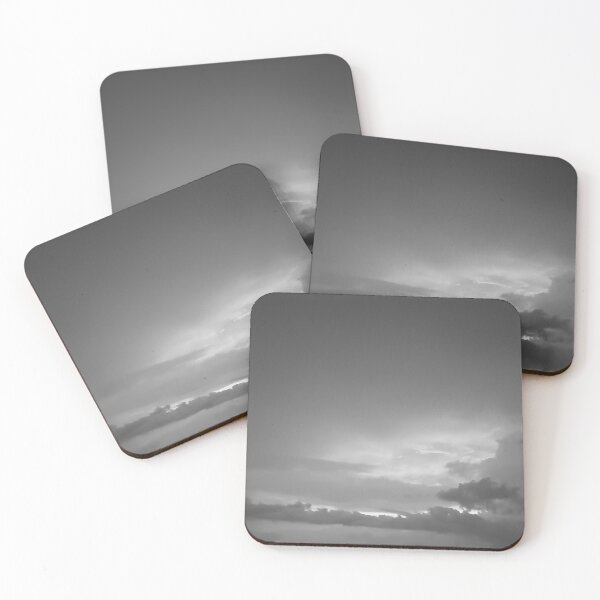 Item preview, Grey white cloudscape with dark distinctive cloud shapes. designed and sold by kall3bu.