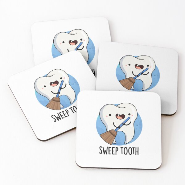 Item preview, Sweep Tooth Funny Dental Puns  designed and sold by punnybone.