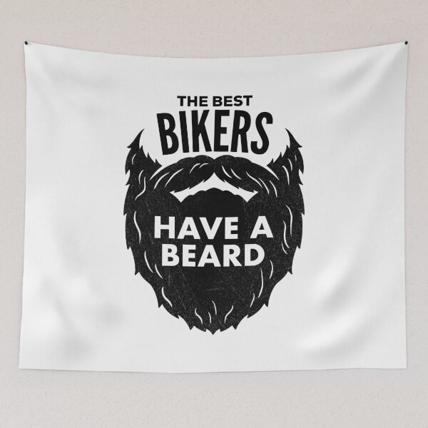 Item preview, The Best Bikers Have a Beard designed and sold by HalpinDesign.