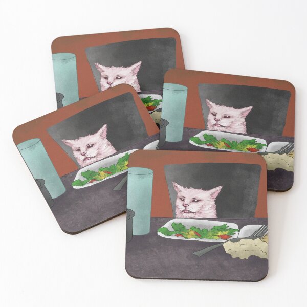 Item preview, Table cat meme designed and sold by Rachiearts.