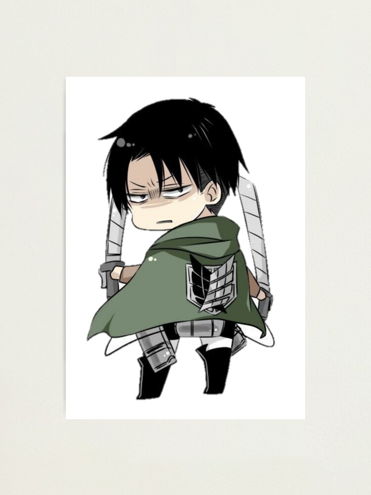 Attack on Titan Ackerman Chibi" Photographic Print Sale by Ahzeee15 | Redbubble
