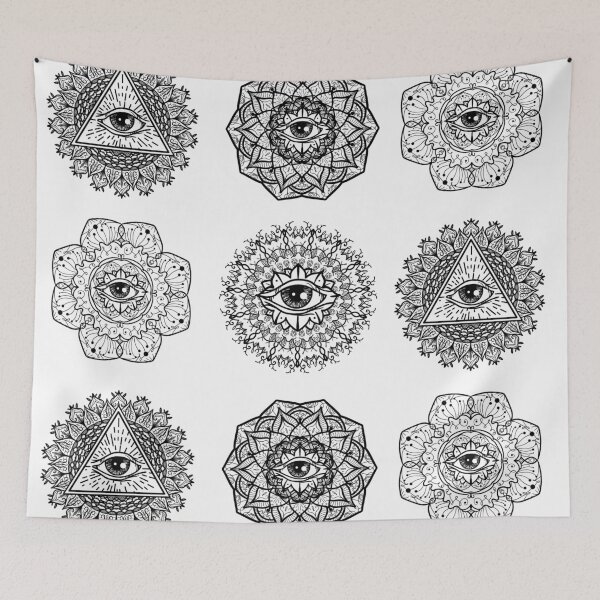 Item preview, Mandalas Dotted Mandalas Dotted Zentagle Mediation Dotten Pattern Art Therapy Radial designed and sold by KLINESTORE.