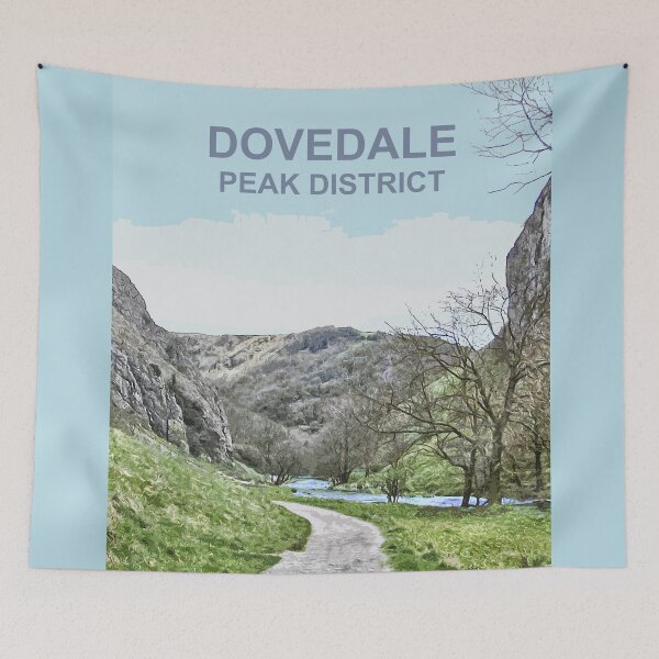 Item preview, Dovedale, Peak District, Derbyshire art. English countryside. designed and sold by BarbaraGlebska.