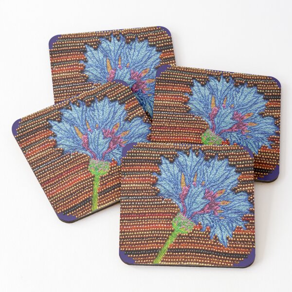 Item preview, Cornflower silk shaded designed and sold by AndersArtig.
