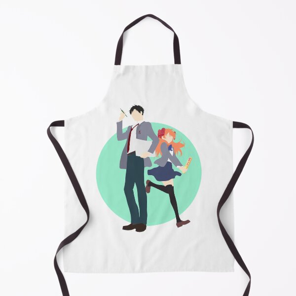 Item preview, Nozaki and Chiyo - Gekkan shoujo Nozaki-kun - minimalist anime print designed and sold by AnimeDesignX.