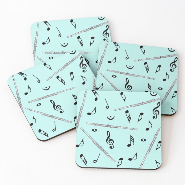 Item preview, Flute Music Notes designed and sold by BartholGraphics.