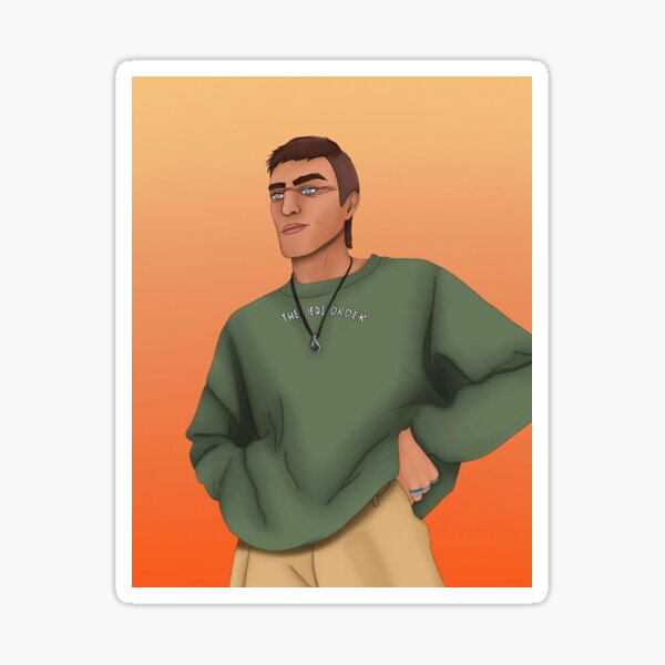 Vista previa del artículo con la obra «Kanan Jarrus», diseñado y vendido por universalsart.