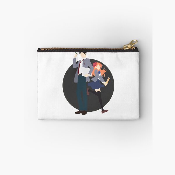 Item preview, Nozaki and Chiyo - Gekkan shoujo Nozaki-kun - minimalist anime print - dark version designed and sold by AnimeDesignX.