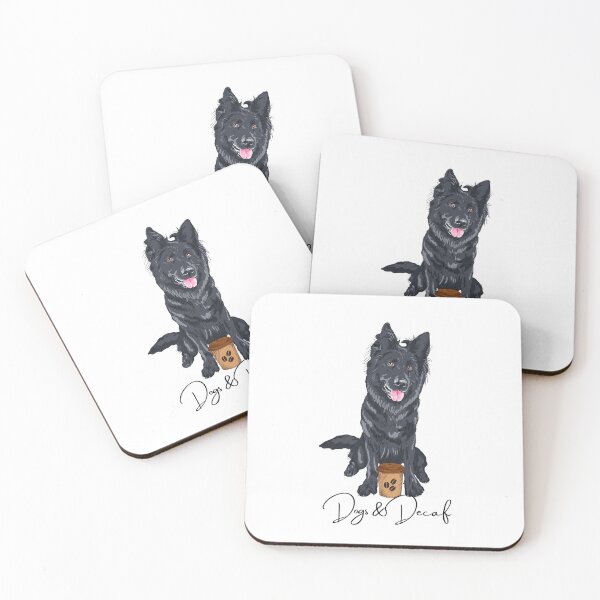 Item preview, Dogs & Decaf Coffee  designed and sold by TheGoodVibeGSD.