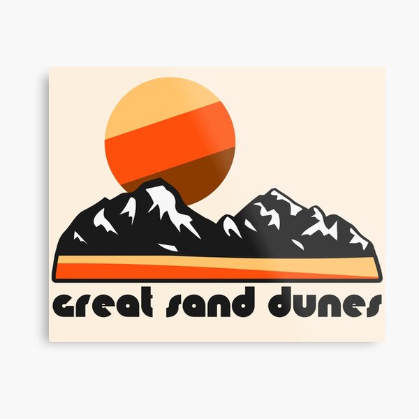 Item preview, Retro Great Sand Dunes ))(( Tourist Souvenir National Park Design designed and sold by acquiesce13.