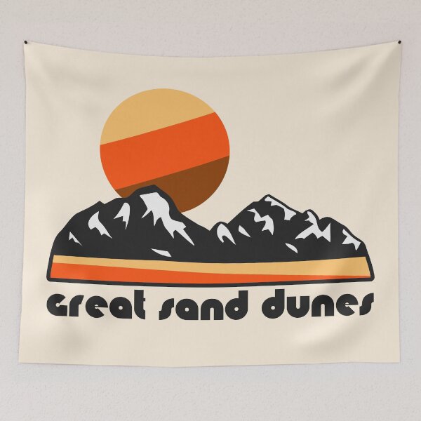 Item preview, Retro Great Sand Dunes ))(( Tourist Souvenir National Park Design designed and sold by acquiesce13.