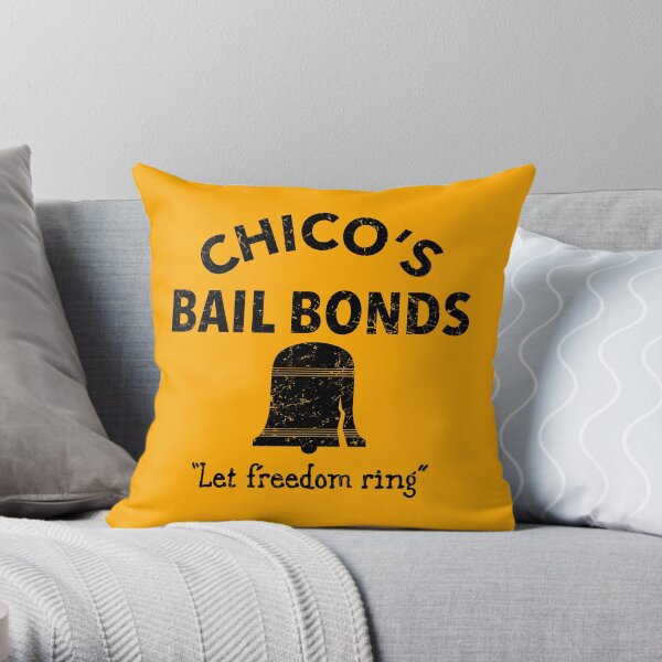 Chico's Bail Bonds Throw Pillow