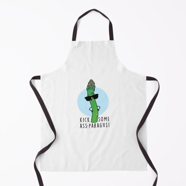 Item preview, Kick Some Ass-paragus Funny Veggie Puns designed and sold by punnybone.