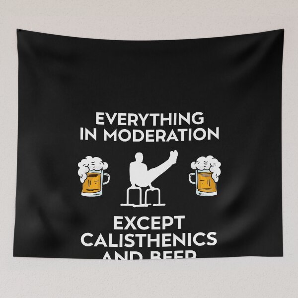 Item preview, Funny Calisthenics Callisthenics Beer designed and sold by Salvadax.