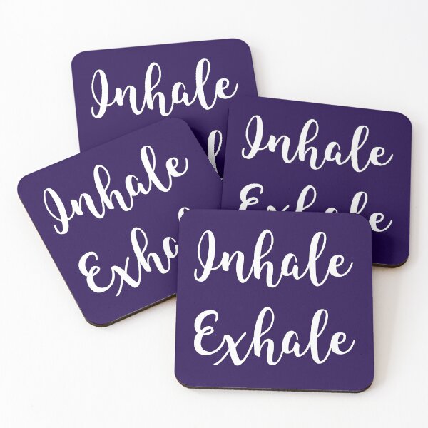 Item preview, Inhale Exhale Yoga Gift designed and sold by CatArtStore.
