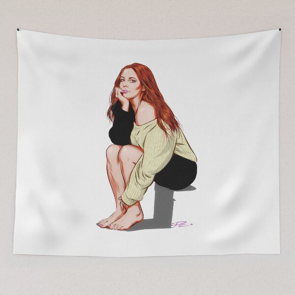 Item preview, Sara Evans - An illustration by Paul Cemmick designed and sold by TIGERDAVER.