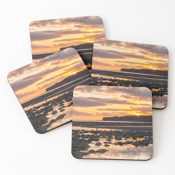 Item preview, Sunset on Llantwit Beach designed and sold by heidipics.