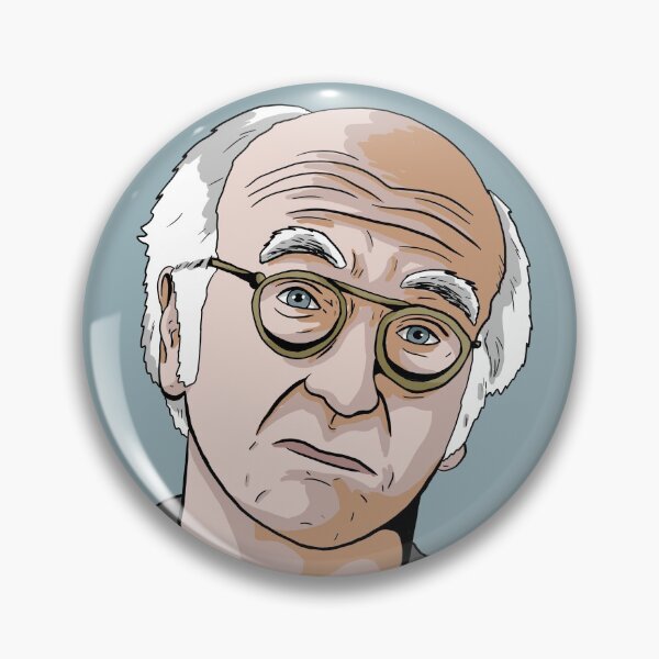 Item preview, Larry David designed and sold by blacksnowcomics.