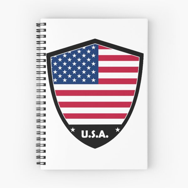 Artikelvorschau, USA-Flaggenabzeichen entworfen und verkauft von Gina-Driada.