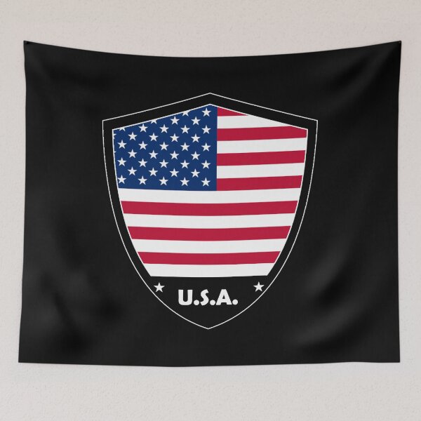Item preview, U.S.A. Flag Badge designed and sold by Gina-Driada.