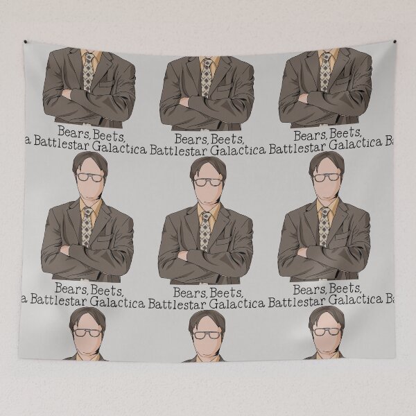 Item preview, Dwight Schrute The Office Cartoon Digital Art 2 With Quote designed and sold by V3N4BL3.