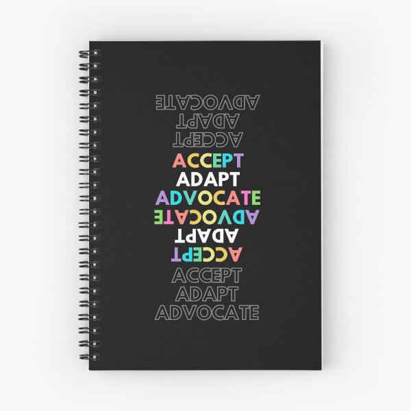 Item preview, Accept Adapt Advocate designed and sold by WholesumArt.