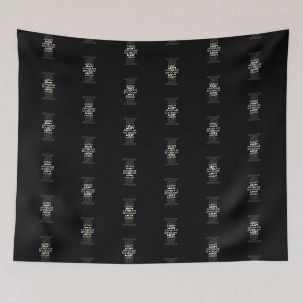 Item preview, Accept Adapt Advocate designed and sold by WholesumArt.