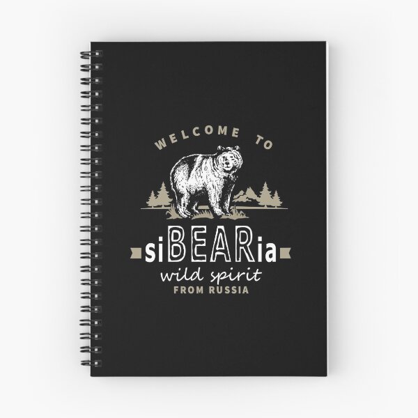 Item preview, Welcome to Siberia with bear from Russia, black edition designed and sold by bye-then.