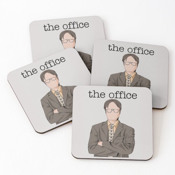 Item preview, Dwight Schrute The Office Cartoon Digital Art 2 With Font designed and sold by V3N4BL3.