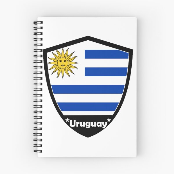 Artikelvorschau, Uruguay Flaggenabzeichen entworfen und verkauft von Gina-Driada.