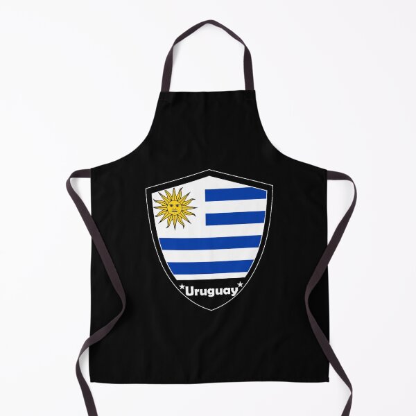Item preview, Uruguay Flag Badge designed and sold by Gina-Driada.
