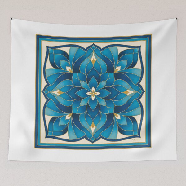 Item preview, In Bloom - Blue designed and sold by Manisha Dayal.