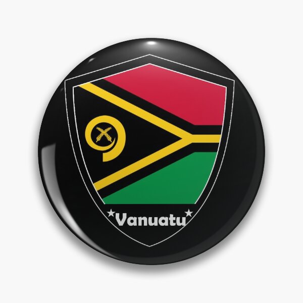 Item preview, Vanuatu Flag Badge designed and sold by Gina-Driada.