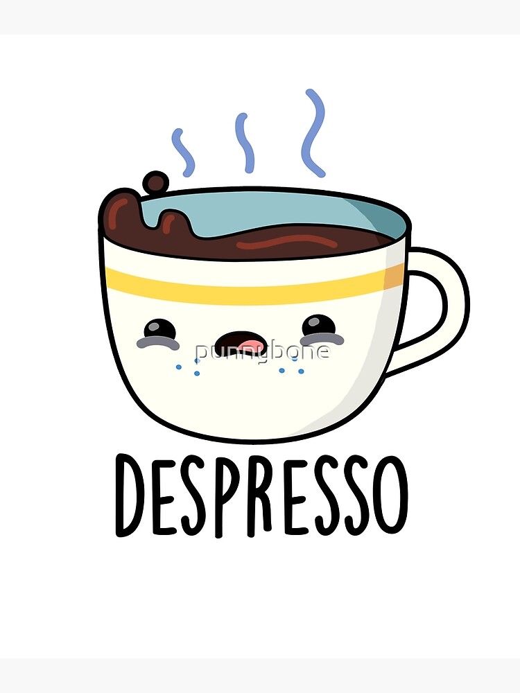 Funny Anti-Depresso, Espresso Pun Joke White Ceramic Coffee & Tea Mug (15oz)