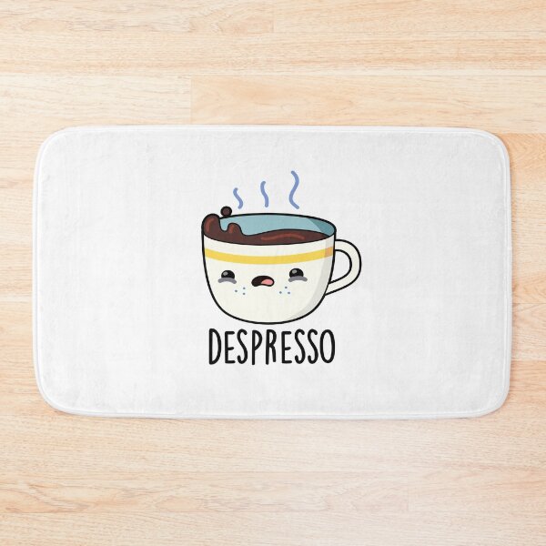Item preview, Depresso Funny Sad Espresso Coffee Puns  designed and sold by punnybone.