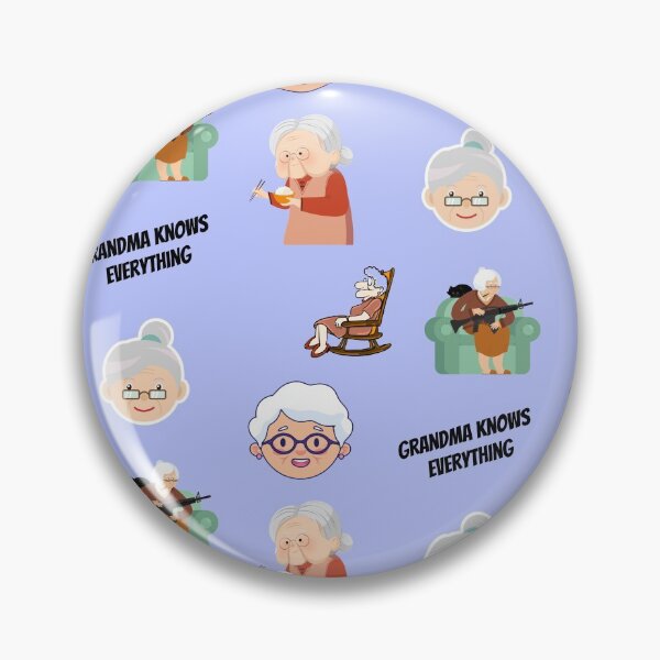 Item preview, grandma knows everything designed and sold by Zaibo.