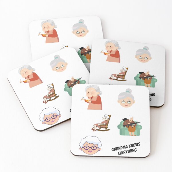 Item preview, grandma knows everything designed and sold by Zaibo.