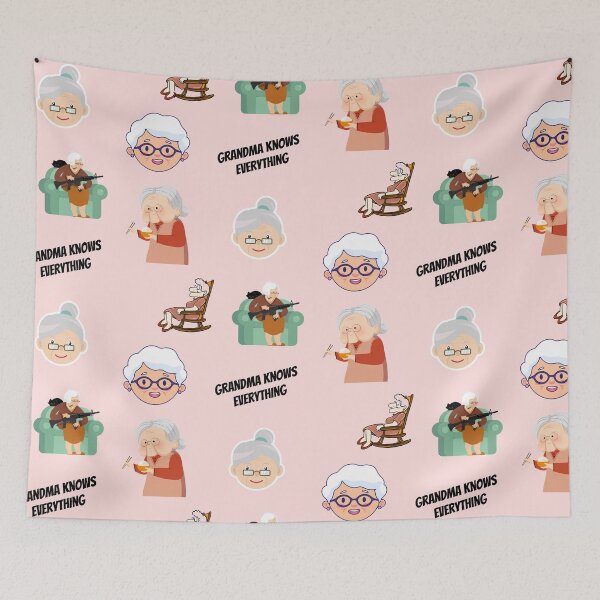 Item preview, grandma knows everything designed and sold by Zaibo.