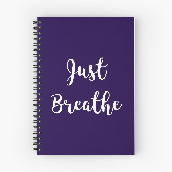 Item preview, Just Breathe Yoga Gift designed and sold by CatArtStore.